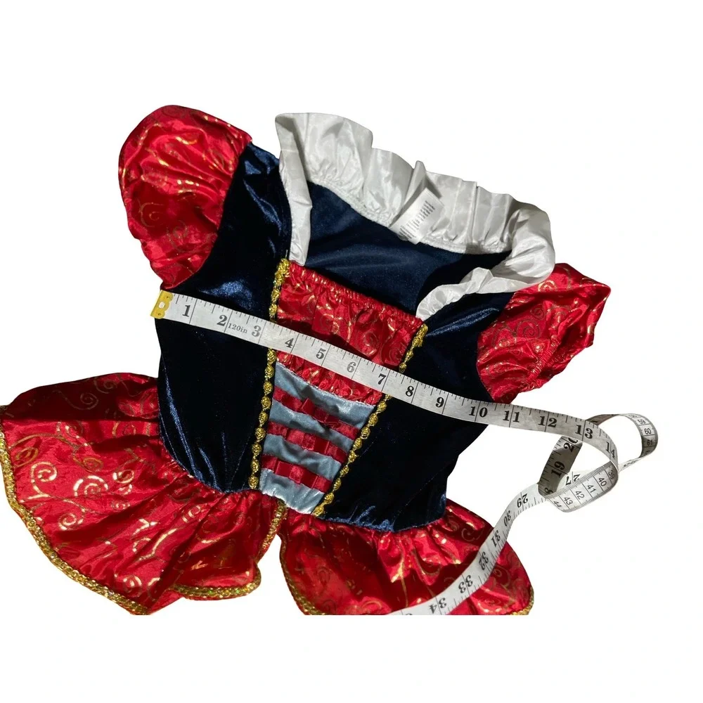 Snow White Princess Costume Dress Blue Red Yellow Girls Halloween Dress Up